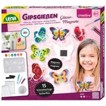 Kép 1/3 - LENA: Pillangós gipszkiöntő és hűtőmágnes készítő szett