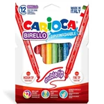Kép 3/3 - Színes filctoll szett kétféle fejjel 12 db-os – Carioca