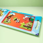 Kép 3/3 - Melissa & Doug: Mágneses farm puzzle