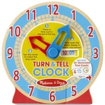 Kép 2/3 - Ismerd meg az órát! oktató fajáték – Melissa & Doug