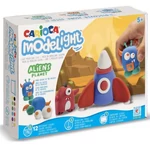 Kép 1/3 - Modelight Maxi Play Box Űrlények gyurma szett – Carioca