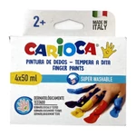 Kép 1/2 - Ujjfesték szett különböző színekkel 4×50ml – Carioca