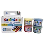 Kép 2/2 - Ujjfesték szett különböző színekkel 4×50ml – Carioca