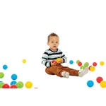 Kép 2/3 - Színes labda hálóban 60 db – D-Toys