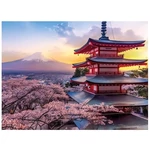 Kép 1/4 - Gyémántszemes kirakó: Japán pagoda gyémántfestő szett 30×40 cm