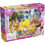 Kép 1/2 - Disney Hófehérke 2 az 1-ben maxi 150 db-os puzzle és színező 70×50 cm – Lisciani