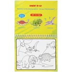 Kép 2/4 - Vízzel színezhető foglalkoztató füzet – Dinók