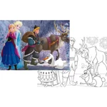 Kép 2/2 - Jégvarázs csapat 2 az 1-ben 108 db-os puzzle és színező 70×50 cm – Lisciani