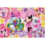 Kép 2/3 - Minnie egér 2 az 1-ben 60 db-os puzzle és színező 50×35 cm – Lisciani