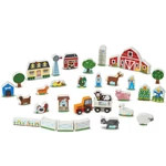 Kép 2/2 - Farm fa játékszett 33 elemmel – Melissa & Doug