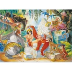 Kép 2/3 - A Dzsungel könyve 2 az 1-ben 108 db-os puzzle és színező 50×35 cm – Lisciani