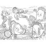 Kép 2/2 - Nemo nyomában 2 az 1-ben 60 db-os maxi puzzle és színező 70×50 cm – Lisciani