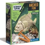 Kép 1/3 - Science & Play: Piranha fluoreszkáló régészeti készlet – Clementoni