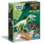 Kép 1/4 - Science&Play: Archeofun Világító Velociraptor régész szett – Clementoni