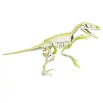 Kép 4/4 - Science&Play: Archeofun Világító Velociraptor régész szett – Clementoni
