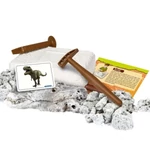 Kép 2/4 - Science&Play: Archeofun Világító T-rex és Triceratops régész szett – Clementoni