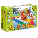 Kép 1/5 - Háromszintes szervizgarázs úttal és kiegészítőkkel – Wader