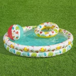 Kép 3/4 - Bestway: Beachtastic felfújható pancsoló medence 3az1-ben szett Ø 122 × 20 cm