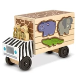 Kép 2/3 - Fa állatos formaillesztő játék – Melissa & Doug