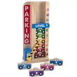 Kép 2/3 - Színes-számos autós parkolótorony fa készségfejlesztő – Melissa & Doug