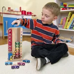 Kép 3/3 - Színes-számos autós parkolótorony fa készségfejlesztő – Melissa & Doug