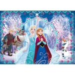 Kép 2/3 - Jégvarázs 2 az 1-ben 250 db-os puzzle és színező 50×35 cm – Lisciani