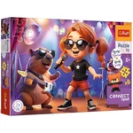 Kép 1/2 - Connect Sue 70db-os puzzle figurával és 6 építőkockával - Trefl