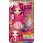 Kép 1/3 - Rainbow High: Magenta kistesó baba kiegészítőkkel