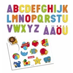 Kép 4/4 - Quercetti: Kétoldalas mágneses tábla betűkkel és filctollal