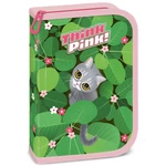 Kép 1/2 - Ars Una: Think Pink cicás töltött kihajtható tolltartó 12,8×19,3×3,6 cm
