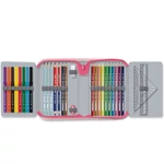 Kép 2/2 - Ars Una: Think Pink cicás töltött kihajtható tolltartó 12,8×19,3×3,6 cm