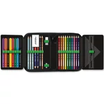 Kép 2/2 - Ars Una: Zöld Lamborghini mintás kihajtható töltött tolltartó 12,8×19,3×3,6 cm