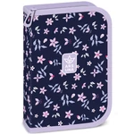 Kép 1/2 - Ars Una: Navy bloom virágos kihajtható töltött tolltartó 12,8×19,3×3,6 cm