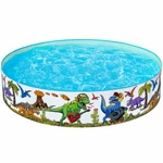 Kép 1/5 - Bestway: Fill 'n Fun™ dinoszauruszos merevfalú pancsoló medence Ø 183 × 38 cm