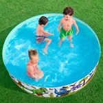 Kép 5/5 - Bestway: Fill 'n Fun™ dinoszauruszos merevfalú pancsoló medence Ø 183 × 38 cm