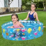 Kép 3/4 - Bestway: Fill 'N Fun Sparkling Sea tengeri állatos merevfalú pancsolómedence, Ø 122 × 25 cm