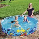 Kép 2/4 - Bestway: Fill 'N Fun Odyssey merevfalú pancsoló medence, Ø 183 × 38 cm