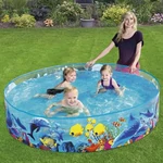 Kép 3/4 - Bestway: Fill 'N Fun Odyssey merevfalú pancsoló medence, Ø 183 × 38 cm