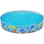 Kép 1/3 - Bestway: Fill ’N Fun™ Odyssey tenger mintás merevfalú pancsoló medence Ø 244 × 46 cm