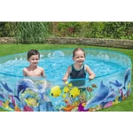 Kép 3/3 - Bestway: Fill ’N Fun™ Odyssey tenger mintás merevfalú pancsoló medence Ø 244 × 46 cm