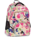 Kép 1/6 - Ars Una: Beach flowers virágos ergonomikus iskolatáska, hátizsák 33×45×24 cm