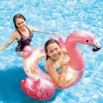 Kép 2/3 - Csillámos flamingó úszógumi 99×89×71 cm – Intex