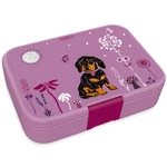 Kép 1/3 - Ars Una: Cute Animals Puppy kutyusos osztott uzsonnás doboz 15,3×21,6×5,2 cm