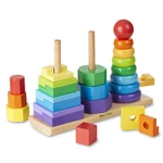 Kép 2/3 - Montessori tornyok fa készségfejlesztő – Melissa &amp; Doug