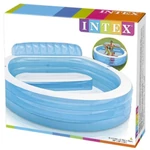 Kép 2/3 - Intex: Family Center napozós háttámlás medence 224×216×76 cm