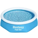 Kép 1/2 - Bestway: Fast Set felfújható peremű medence 244×61 cm