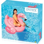 Kép 3/3 - Flamingó lovaglómatrac kapaszkodóval 142×137×97 cm – Intex