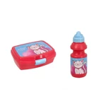 Kép 2/2 - Spirit: Fehér cicás uzsonnás doboz és kulacs szett