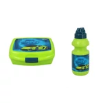 Kép 2/2 - Spirit: Versenyautós uzsonnás doboz és kulacs szett