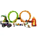 Kép 3/6 - LEGO® City: Kaszkadőr aréna dupla hurokkal (60339)
